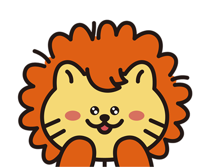 응원하는 모습의 라이캣 캐릭터